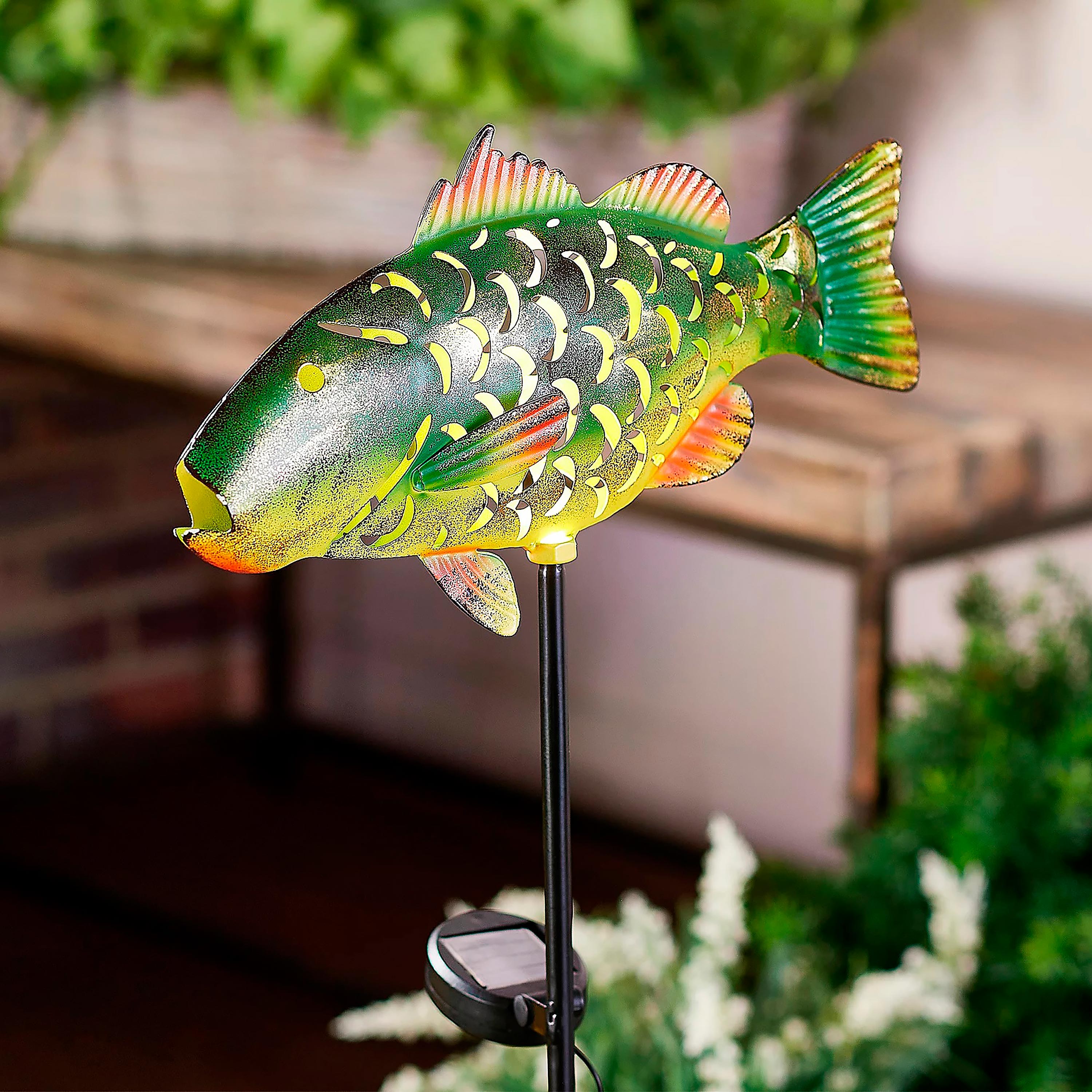 Laser Cut Fish Solar Garden Stake - Angel Fish