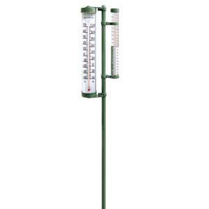 Acurite™ Rain Gauge and Thermometer on Pole