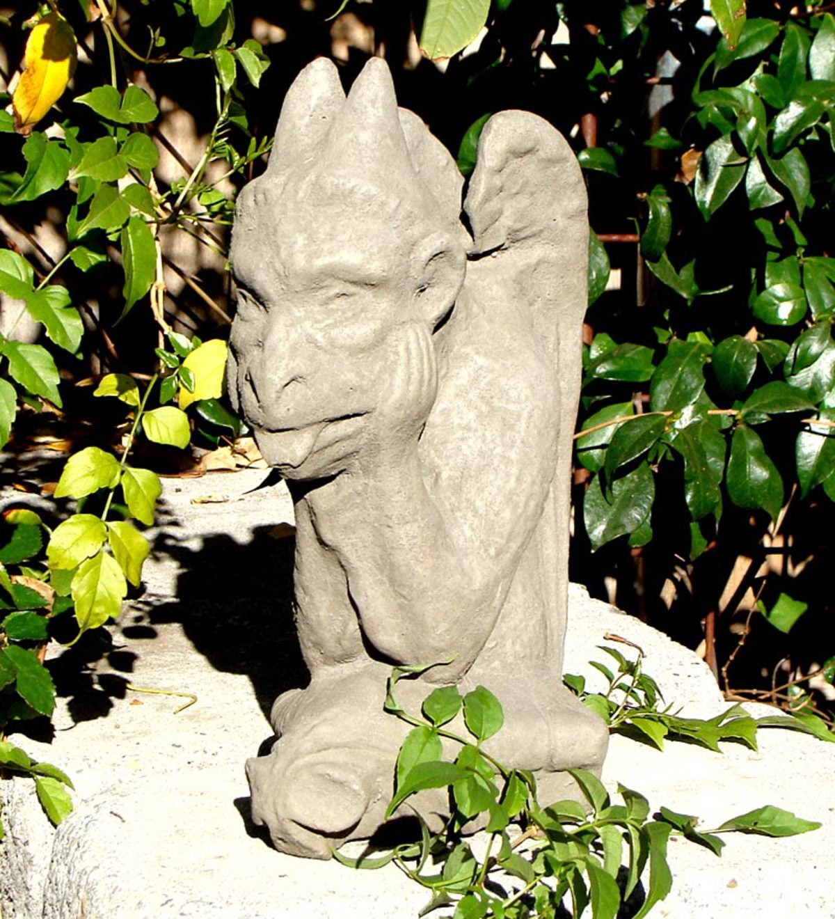 Handcrafted Small Gargoyle Garden Sculpture