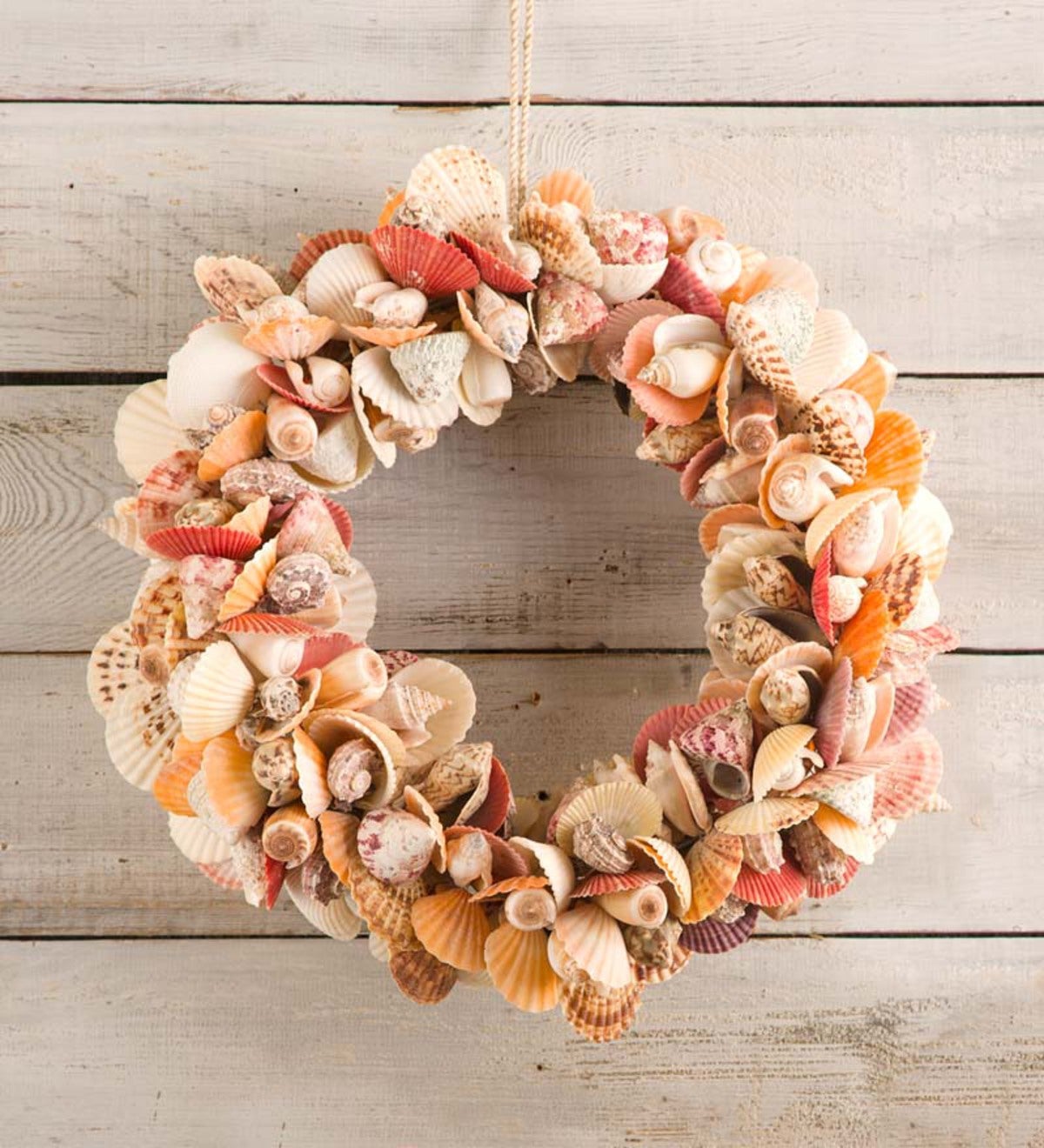 Colorful Shell Wreath