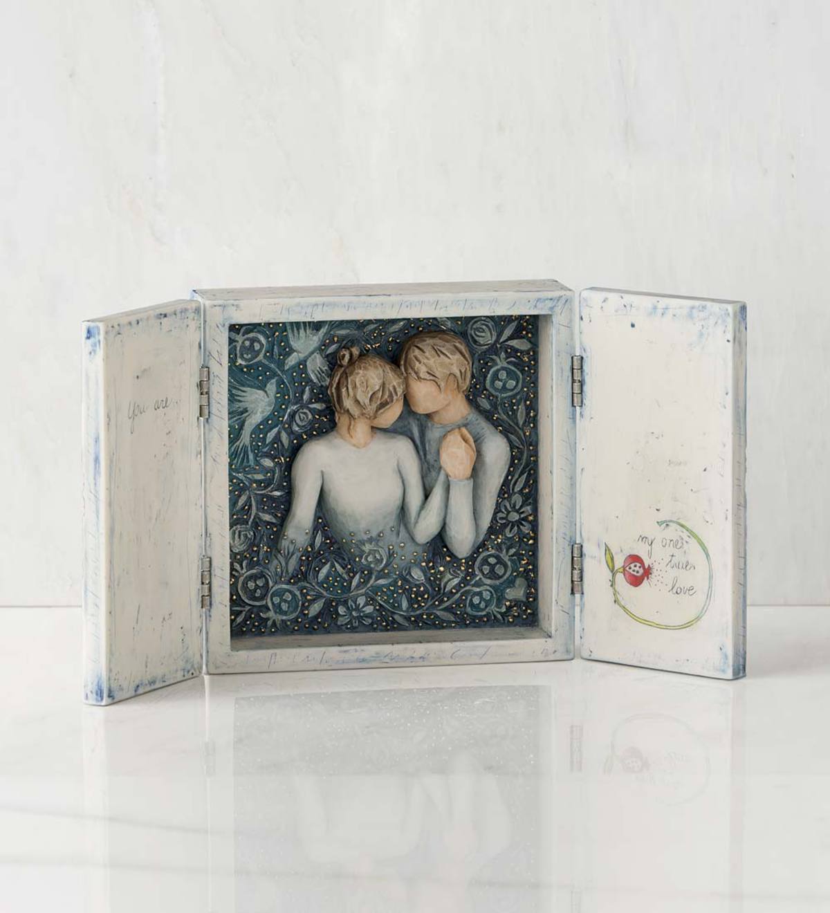 Willow Tree® Duet Triptych Hinged Box