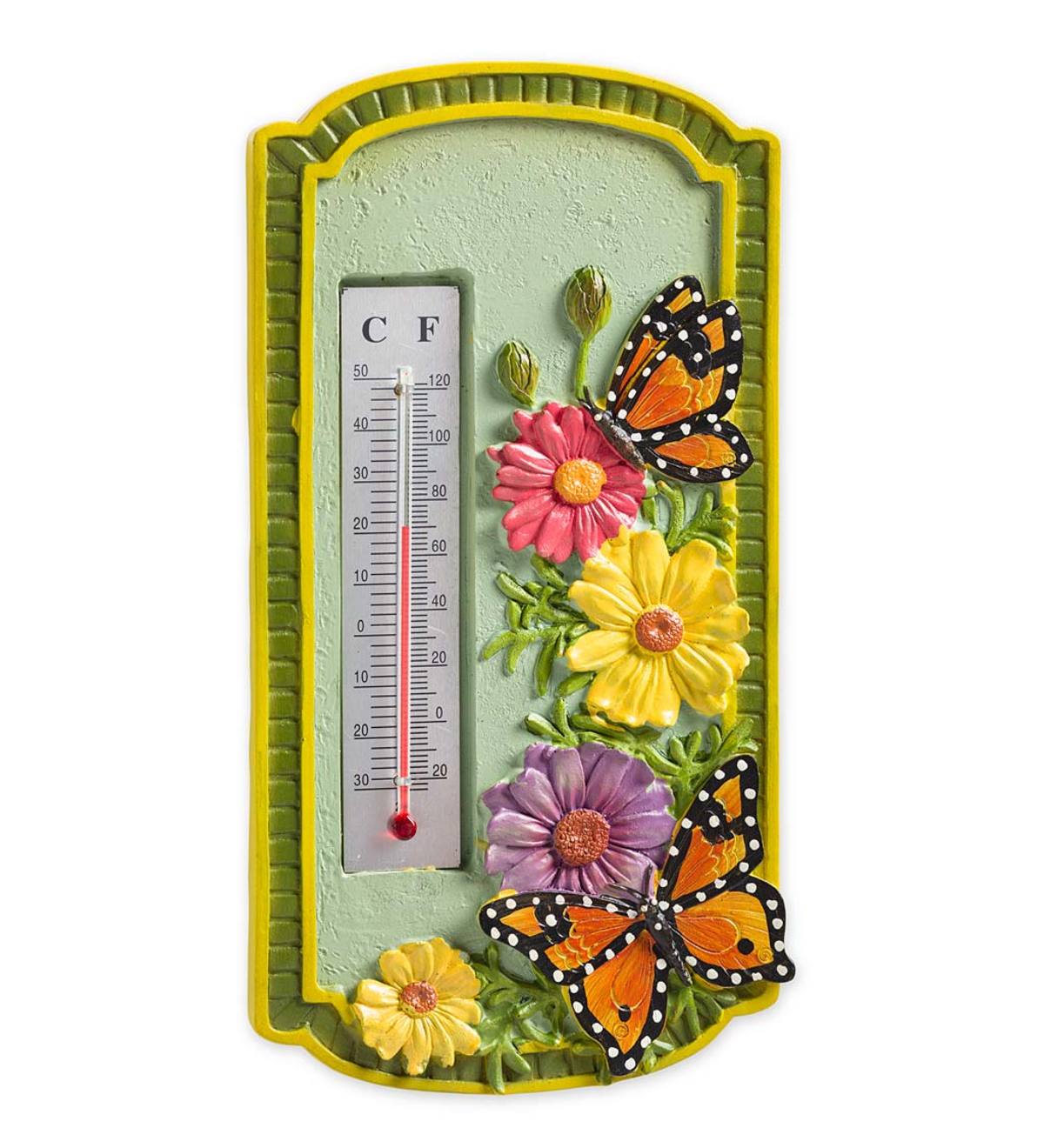 Spring Butterflies Indoor/Outdoor Thermometer