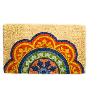 Mandala "Circle" Coir Doormat