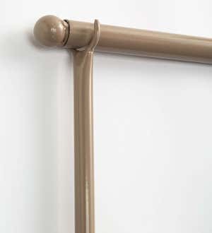 Indoor/Outdoor Adjustable Decorating Rod for Over the Table - Taupe