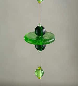 Hanging Metal and Glass Beaded Wind Chime