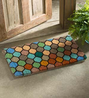 Stained Glass Coir Doormat