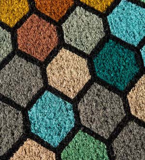 Stained Glass Coir Doormat