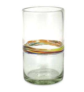 Recycled Glass Rainbow Vase