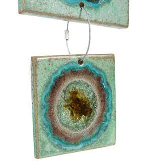 3-Tiered Geode Tile Wall Hanging