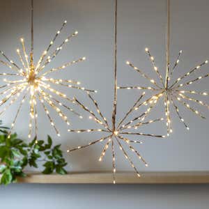 Hanging LED Polestar Lights, Small and Large