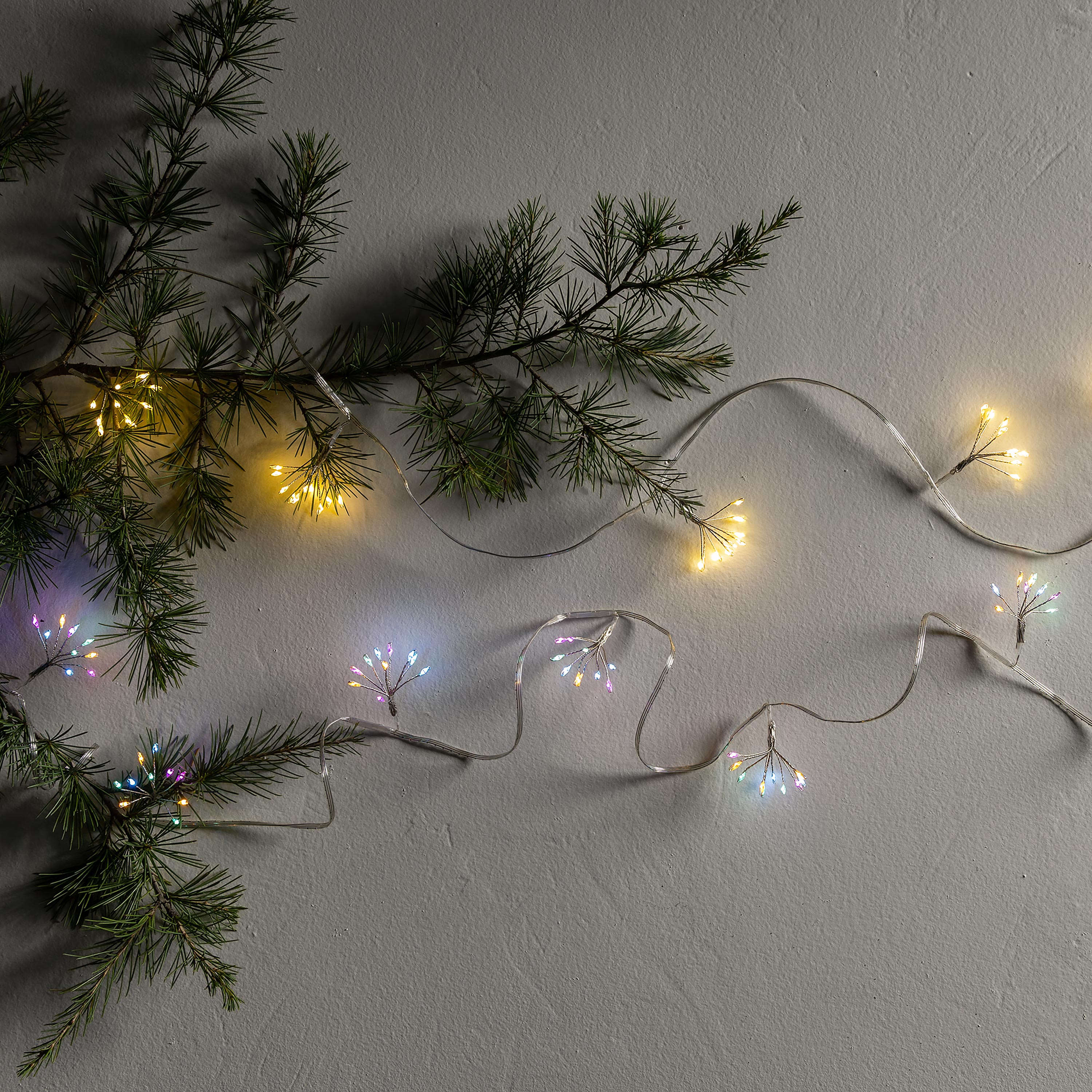 Cluster Micro LED Christmas Light Strings