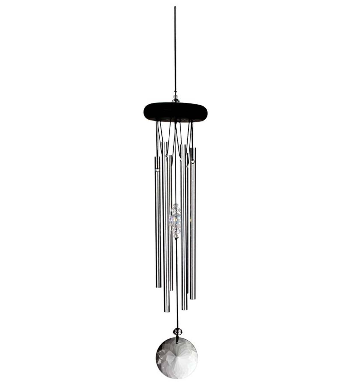 Meditation Wind Chimes with Crystal Accents
