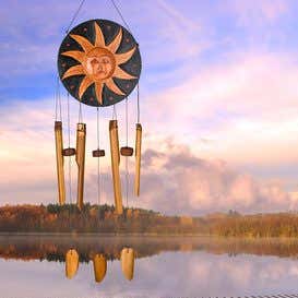 Sun And Moon Bamboo Wind Chime