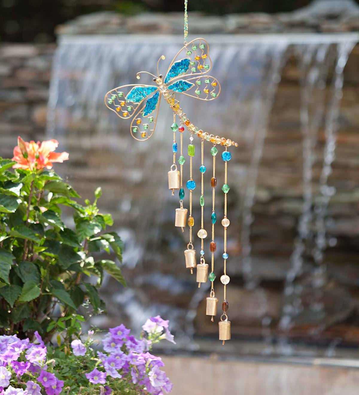 Dragonfly Beaded Wind Chime
