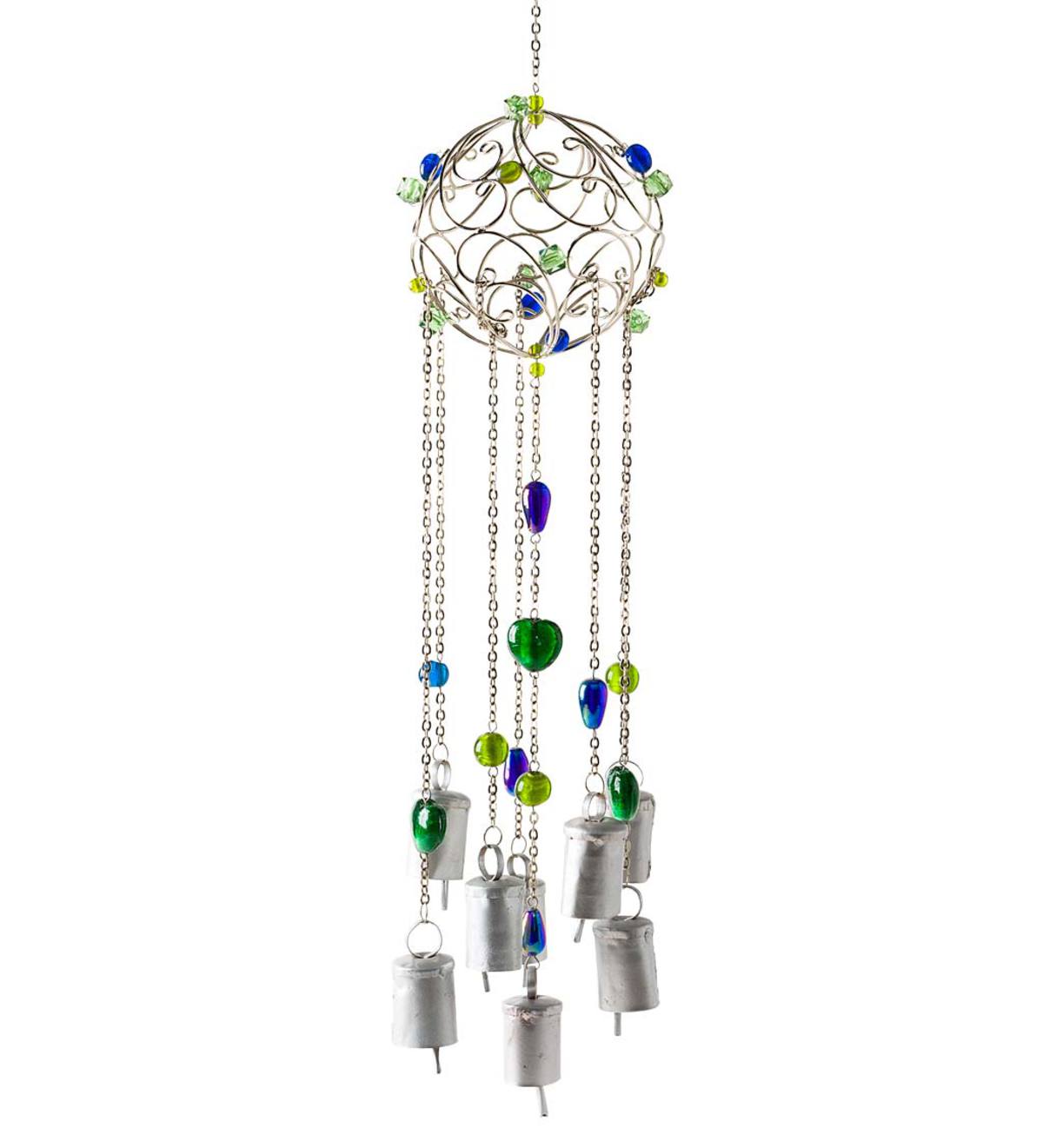 Beaded Wire Sphere Chime