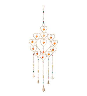 Hearts and Bells Wind Chime