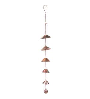Copper-Colored Cymbals Wind Chime