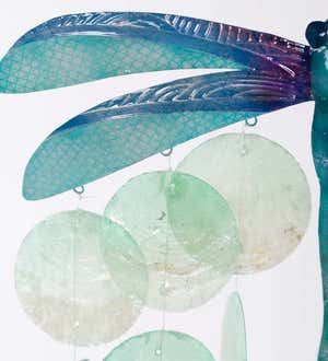 Dragonfly Capiz Shell Wind Chime