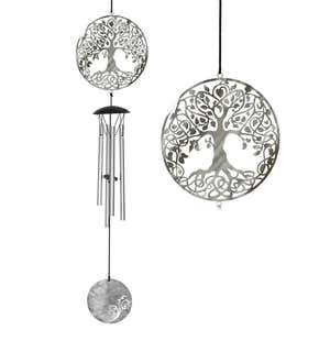 Filigree One with Nature Wind Chime - Tree of Life