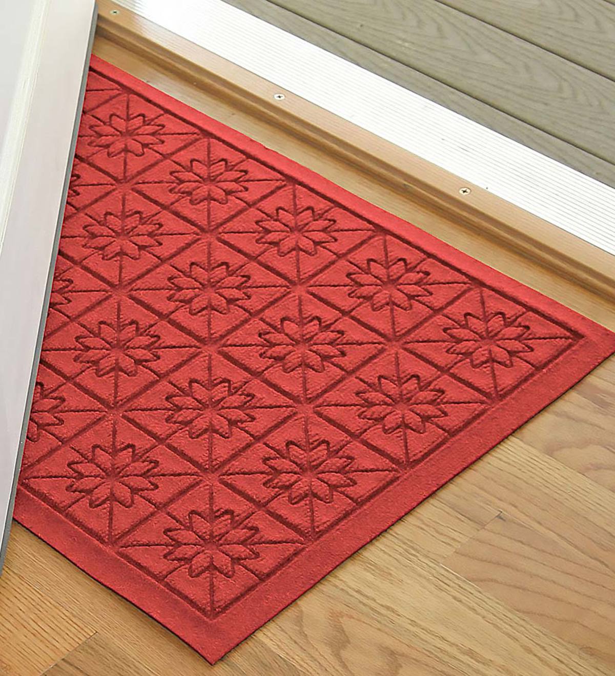 Waterhog™ Doormat with Star Quilt Pattern
