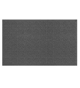 Waterhog™ Doormat with Star Quilt Pattern - Charcoal