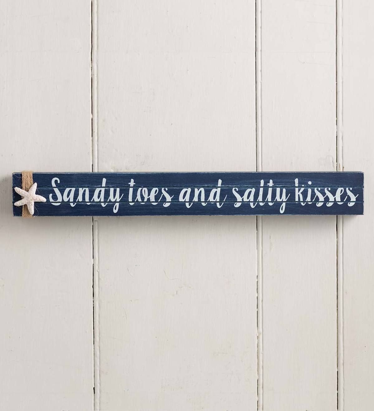 Sandy and Salty Painted Nautical Wooden Wall Art
