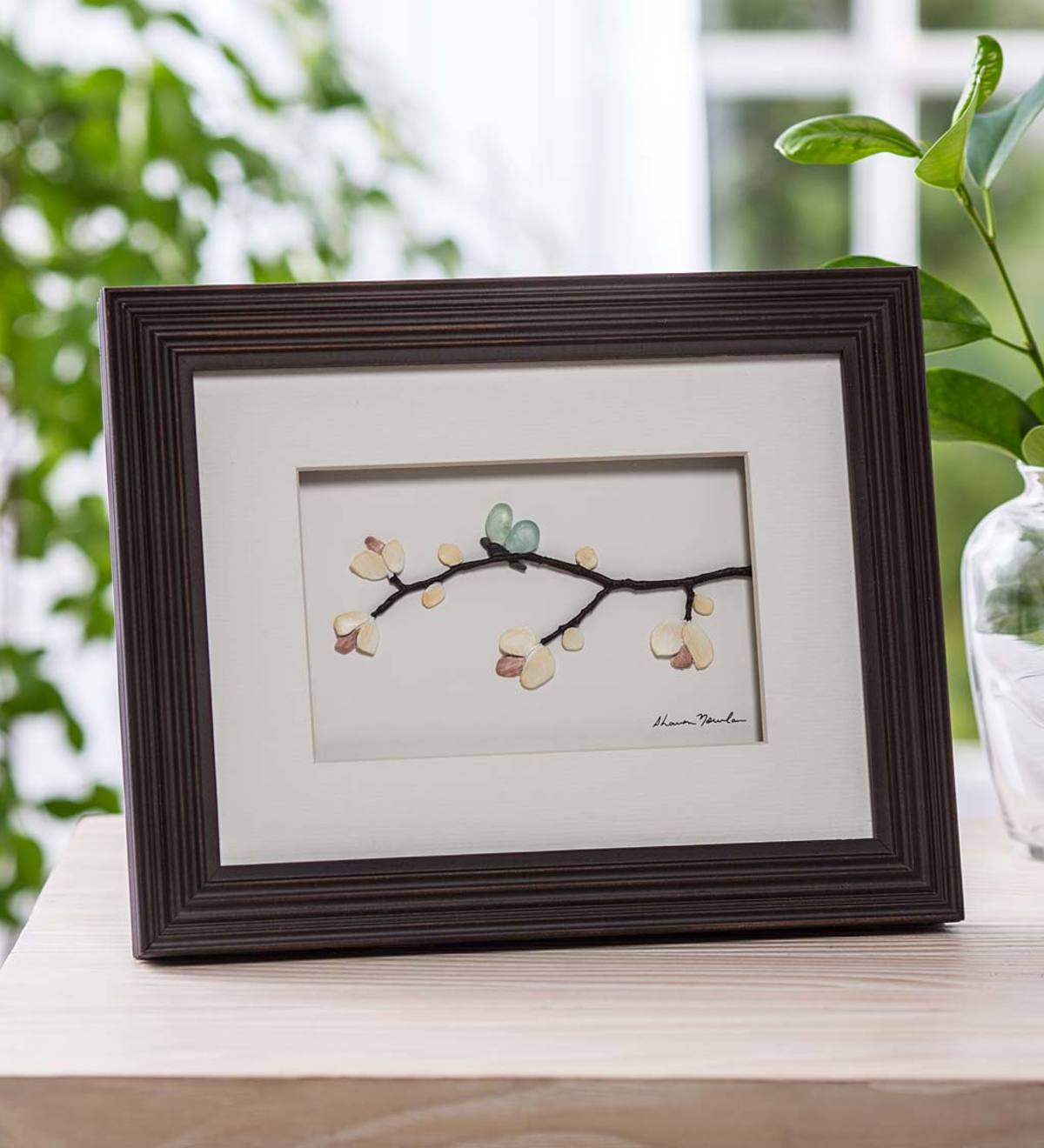 Blossoms and Butterfly Wings Framed Art
