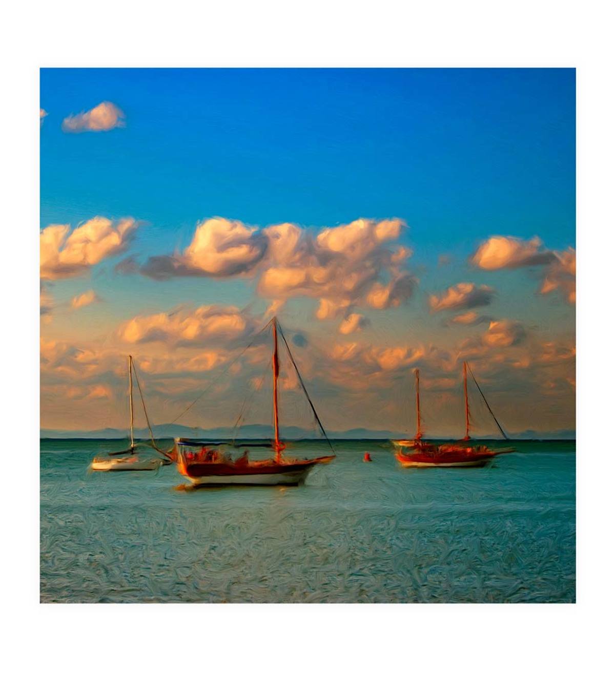 Calm Waters Outdoor Canvas Wall Art