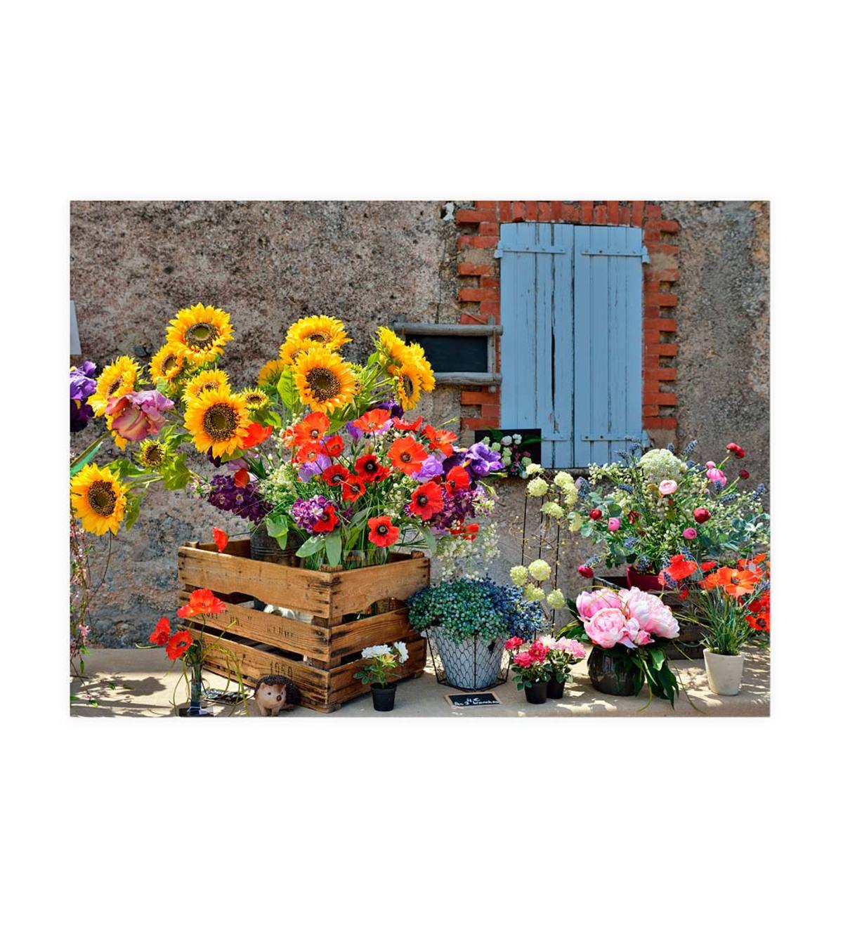 Country Market Photo Outdoor Canvas Wall Art