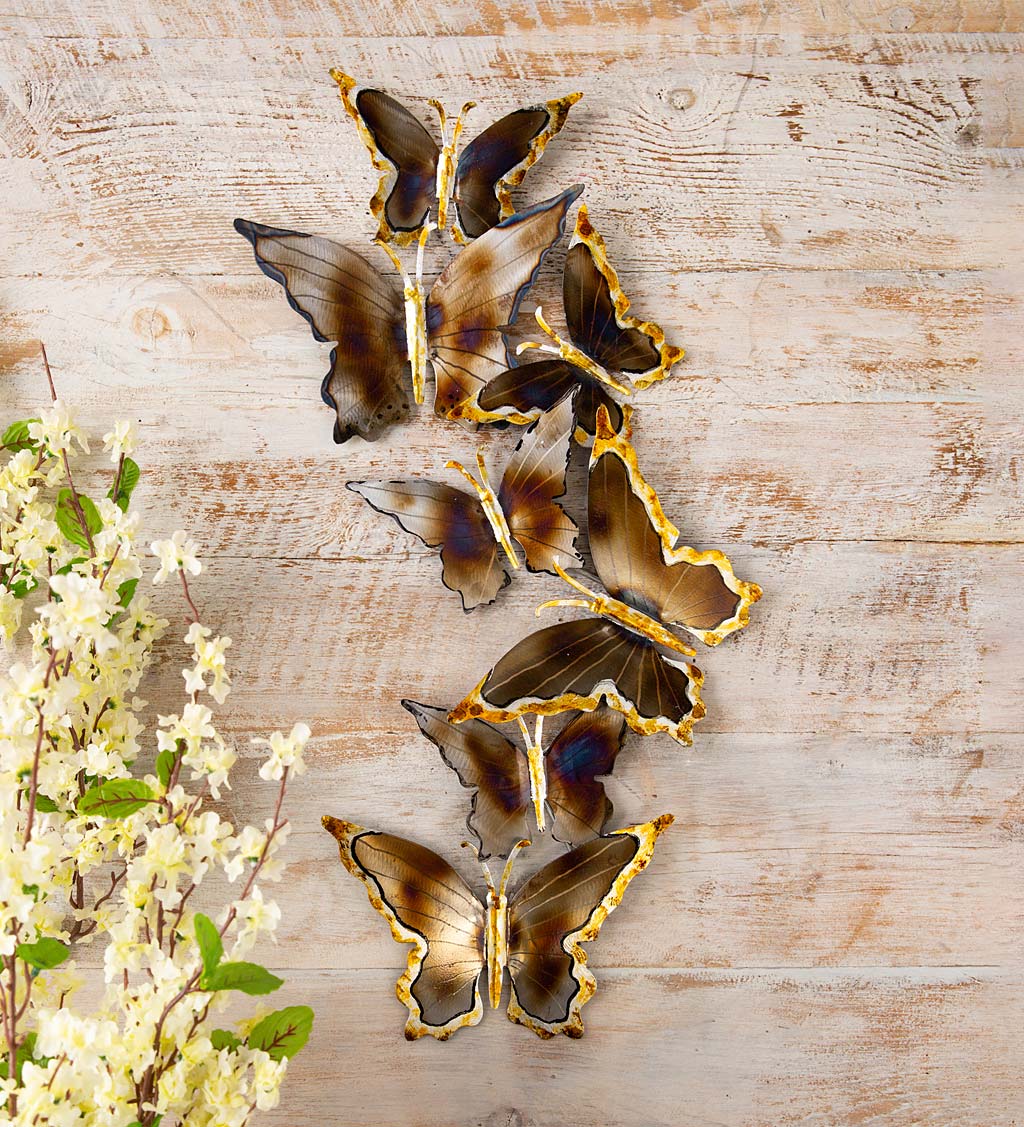 Monarch Butterfly Unpainted Wood Shape, Wood Butterfly Wing Wall