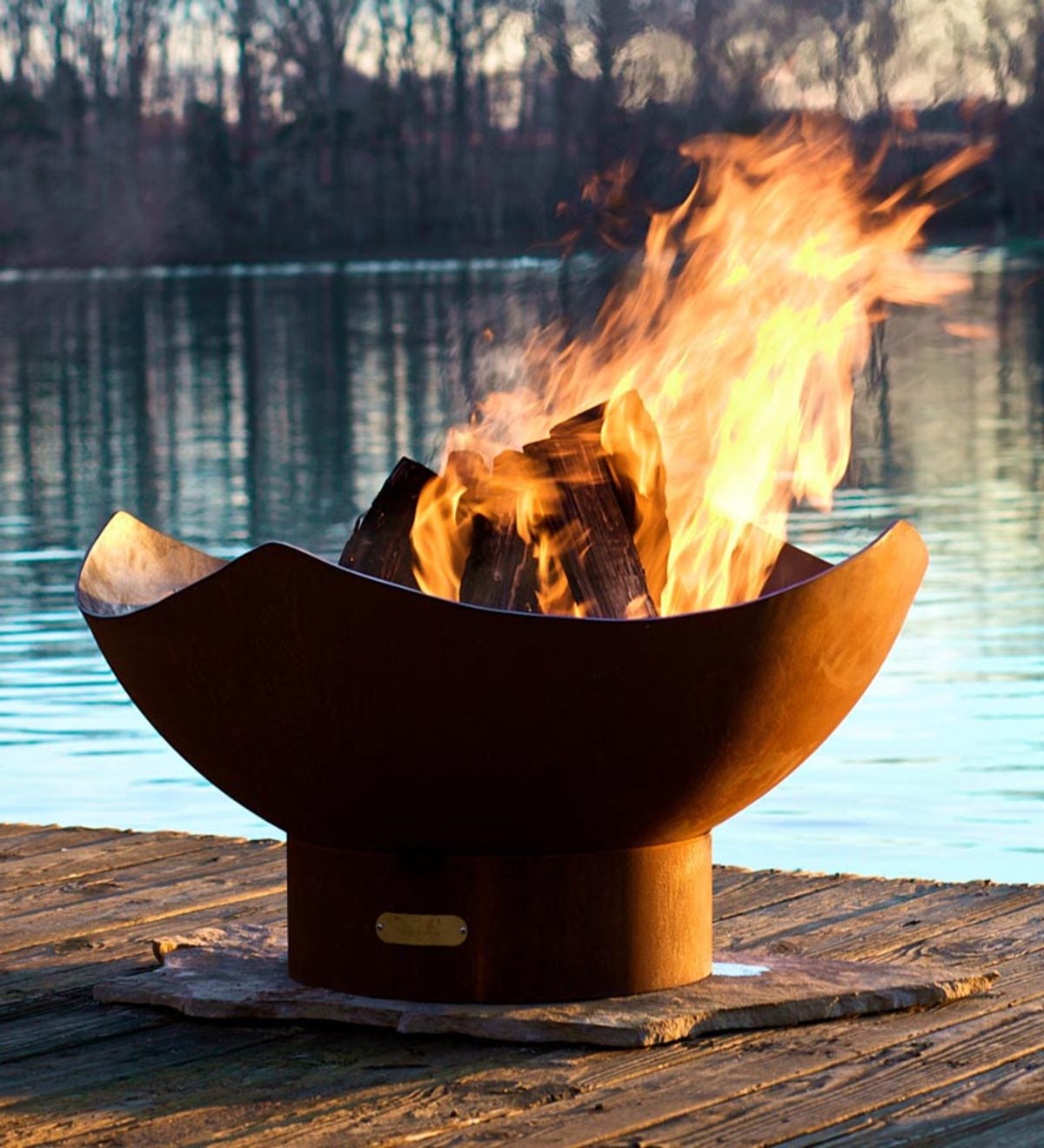 Handcrafted Manta Ray Iron Fire Pit