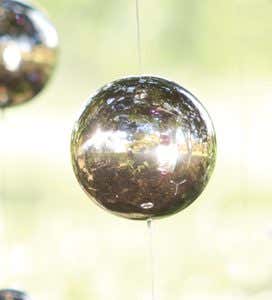 Hanging Gazing Ball Chain Garden Accent