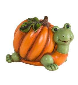 Pumpkin-Shelled Turtle Sculpture