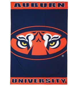 Collegiate Team-Themed Silk Screened Flag - Auburn