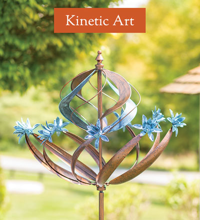 Image of Pixie Petal Wind Spinner. Kinetic Art