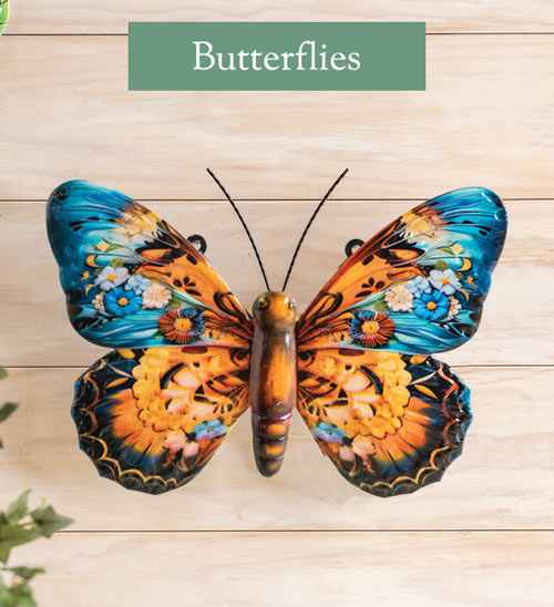 Butterfly Stake/Wall Décor - Butterflies