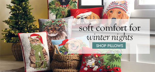 Image of Assorted Holiday Throw Pillows - Pillows