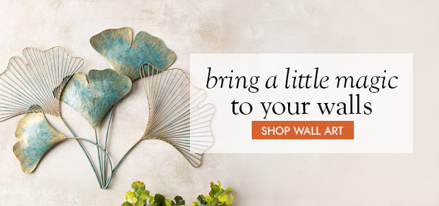 Image of Handcrafted Indoor/Outdoor Metal Ginkgo Leaf Wall Art. bring a little magic to your walls - SHOP WALL ART