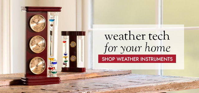 Image of Galileo Weather Station with Clock, Barometer and Thermometer. weather tech for your home - SHOP WEATHER INSTRUMENTS