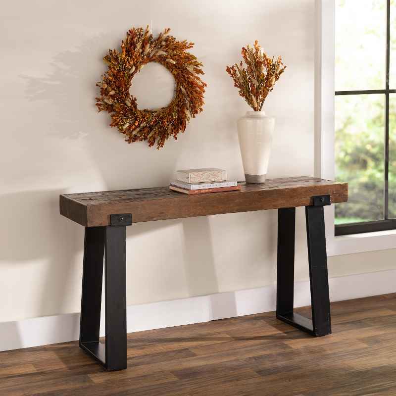 Richland Indoor/Outdoor Reclaimed Wood Console Table