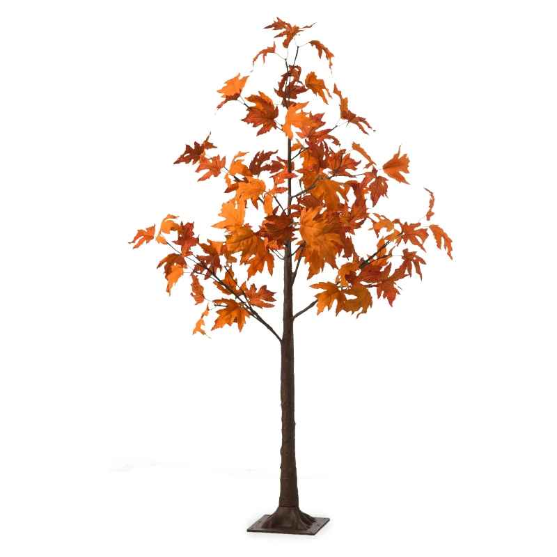 Indoor/Outdoor Electric Lighted Maple Tree, 4'H with 48 Lights