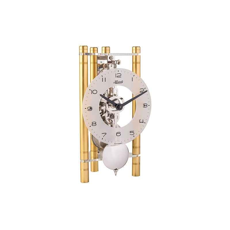 Hermle Triangular Skeleton Table Clock