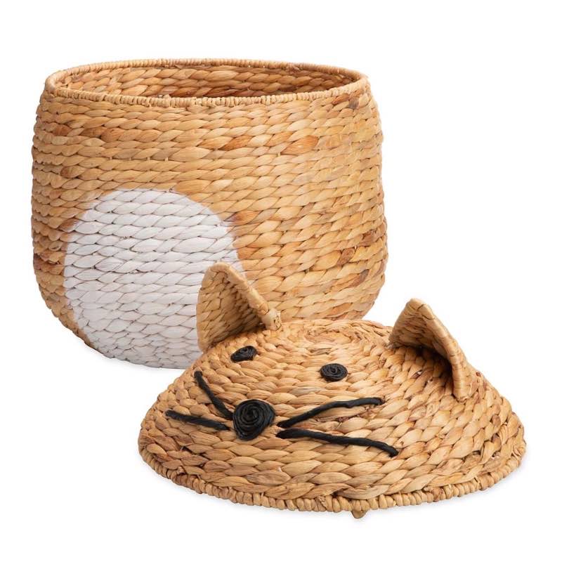 Cat shaped basket outlet
