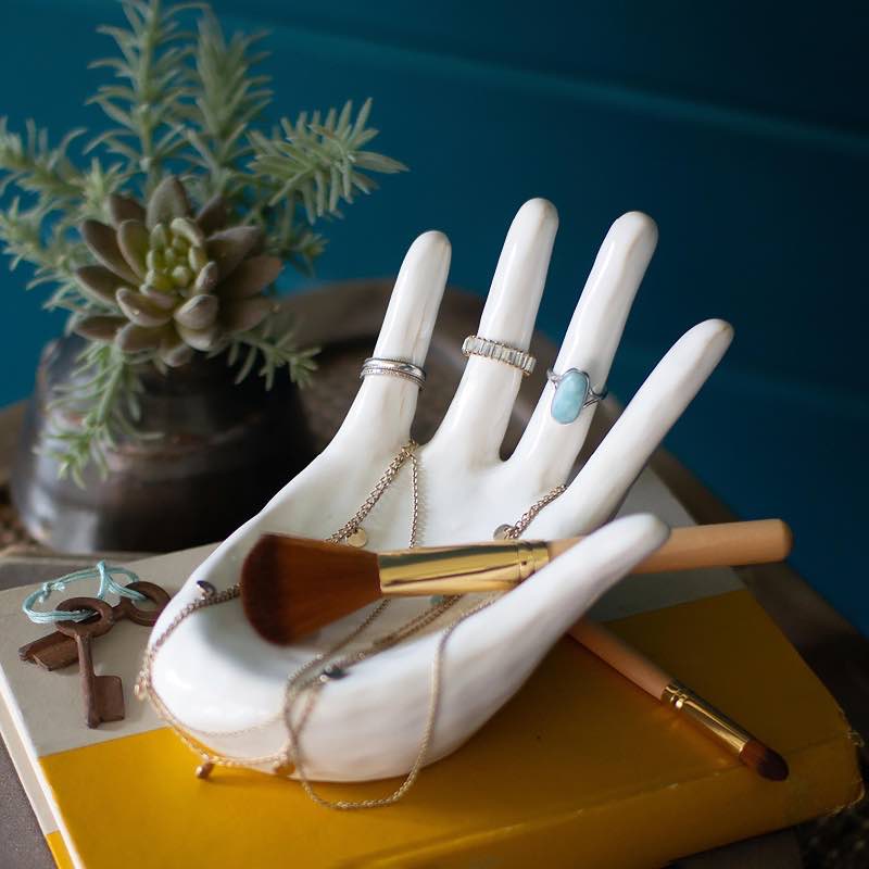 Ceramic Hand Jewelry Dish