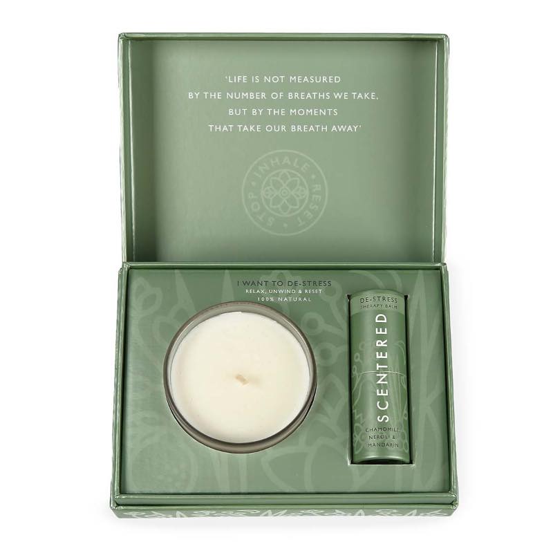 Aromatherapy Balm and Candle Gift Set - Escape