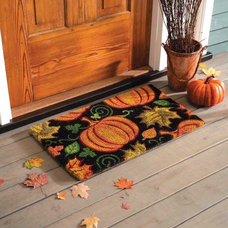 Pumpkin Patch Coir Mat