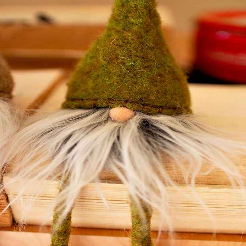 Holiday Gnome Felt Shelf Sitters, Set of 3