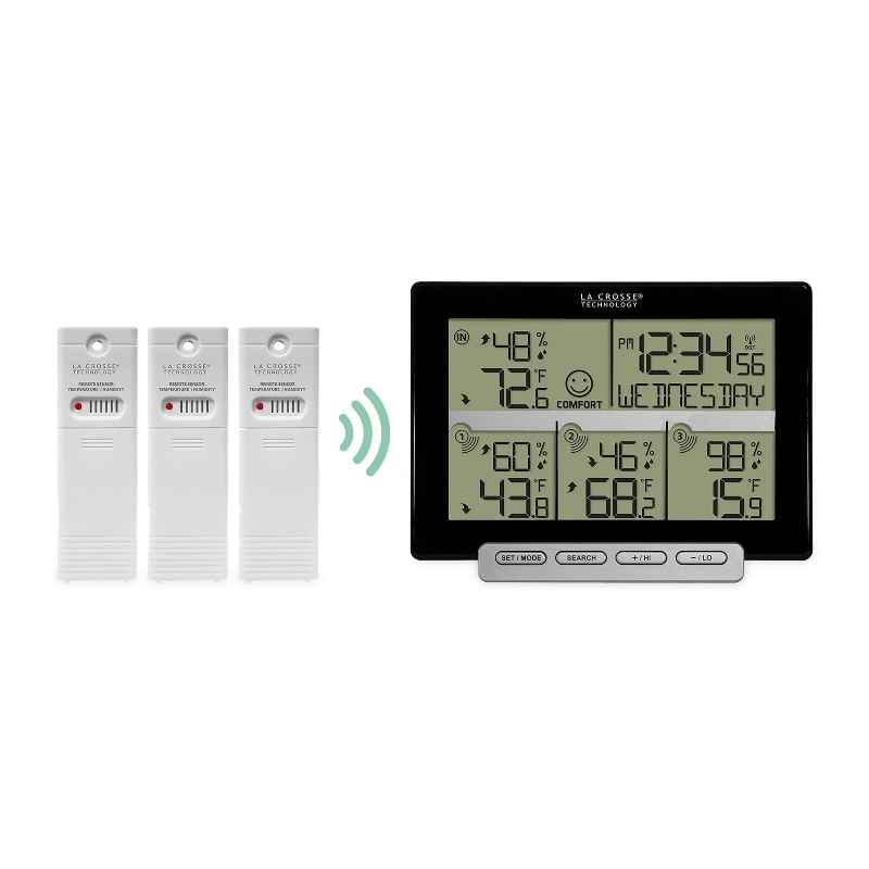 La Crosse® Wireless Weather Station with Three Remote Sensors