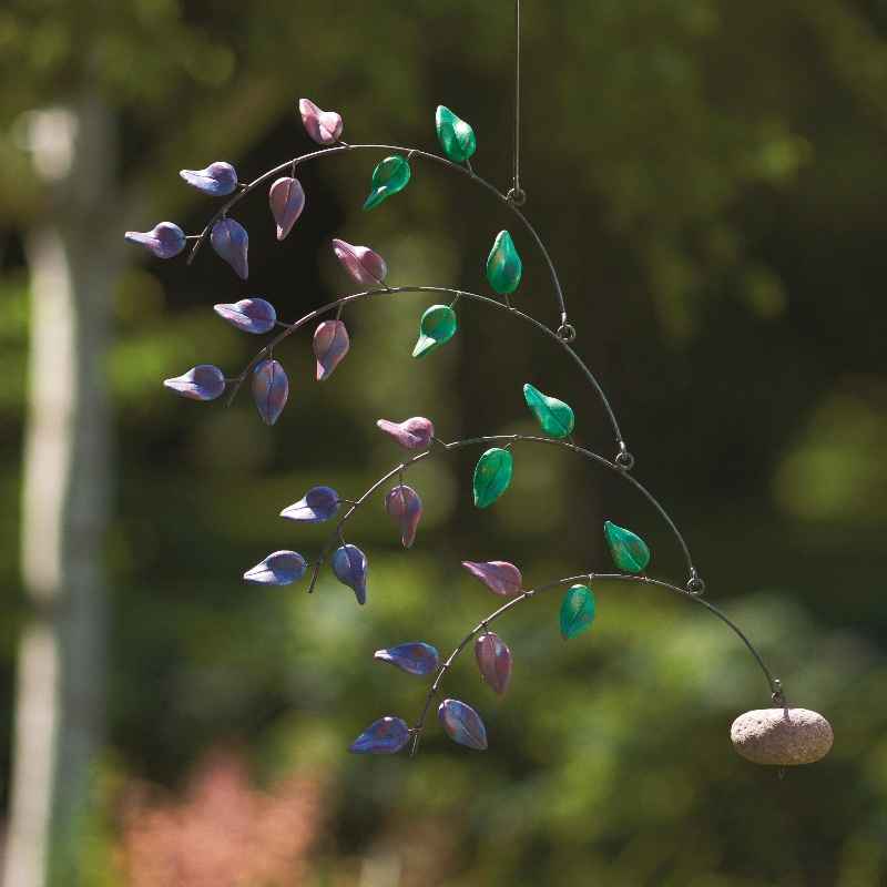 Multi-Colored Leaf and Branch Mobile
