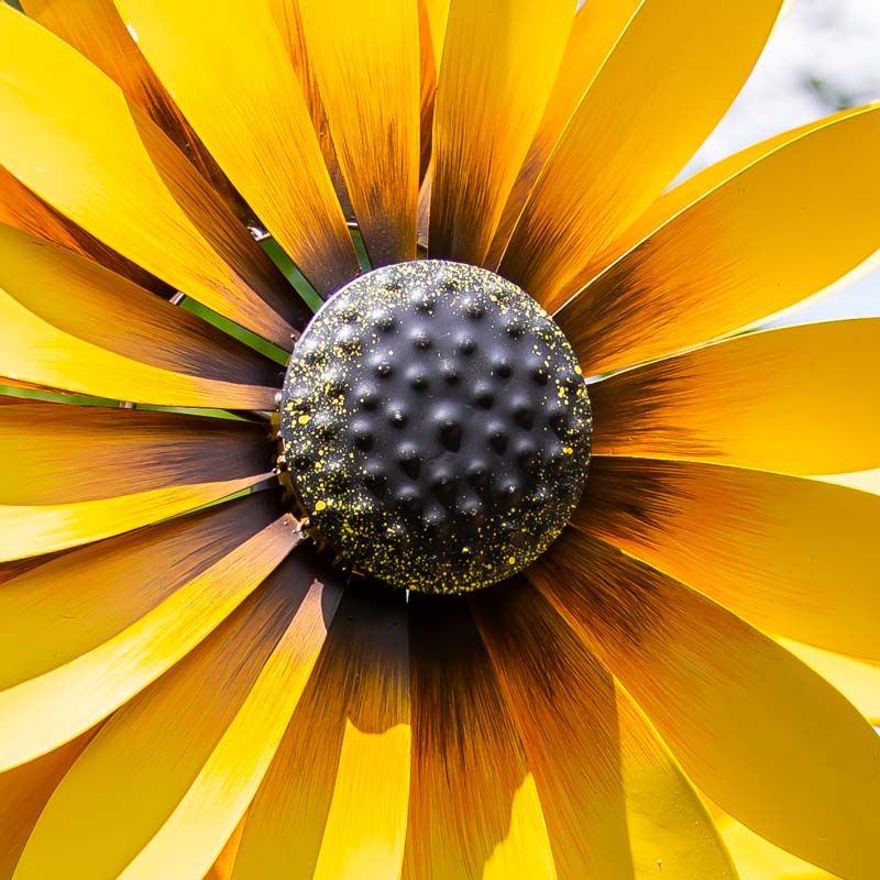 Yellow Sunflower Wind Spinner